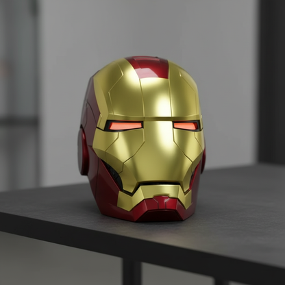 Iron Hero AI Armor Helmet – Voice, Touch & Remote Control
